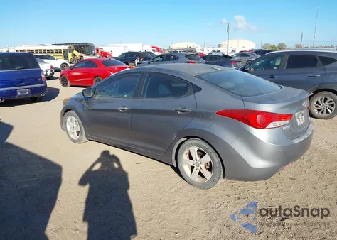 2011 Hyundai Elantra Gls (Ulsan Plant) from USA, damaged, VIN KMHDH4AE8BU098231